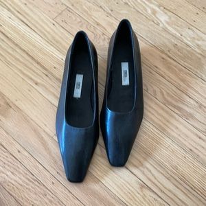 Miista Black Leather Heels